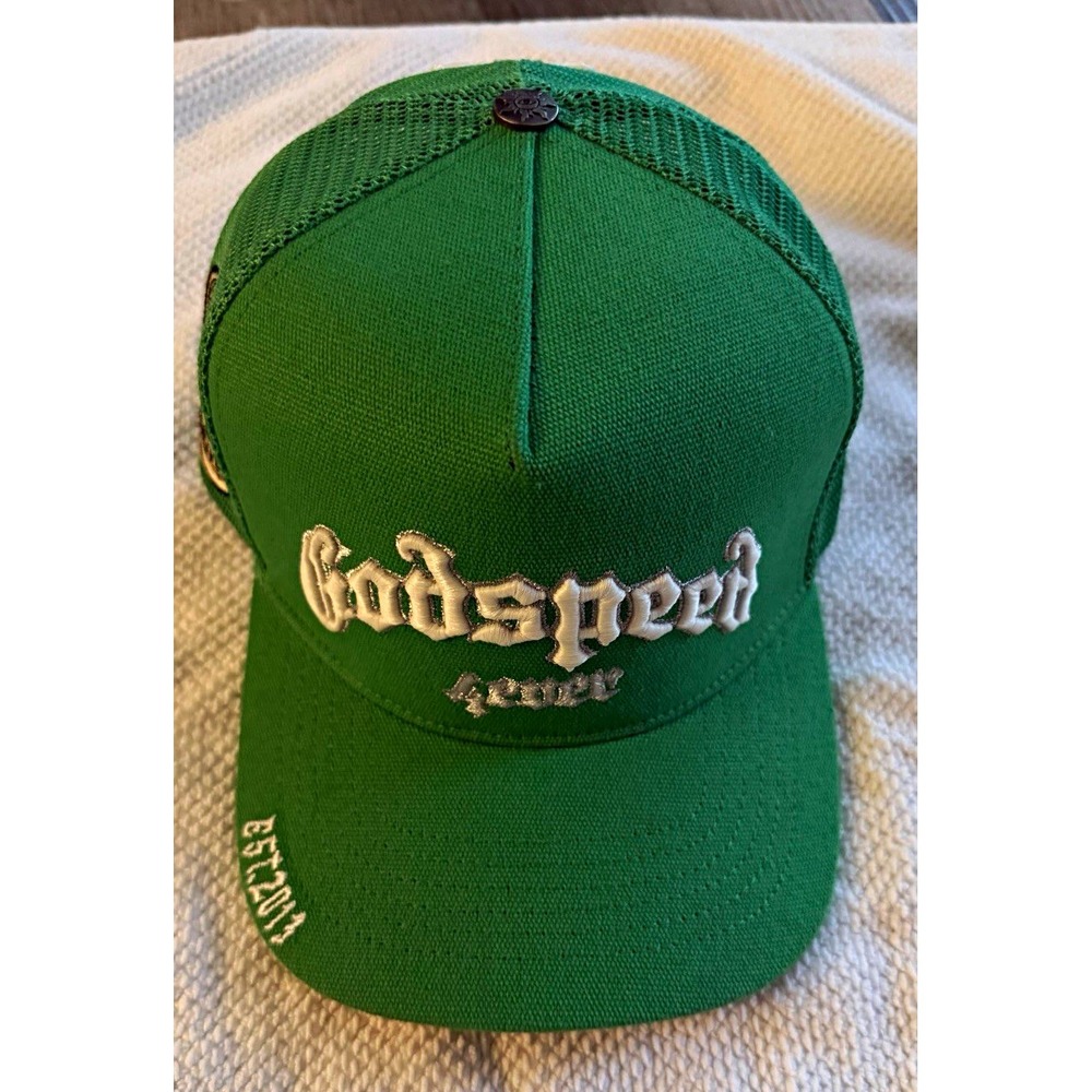 Godspeed Unisex Adults Solid Trucker Hat Cap Green Breathable One Size